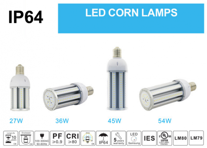 50 - 150W 85 - 265V AC Indoor LED Lights , 360 Degree B22 LED Corn Bulb