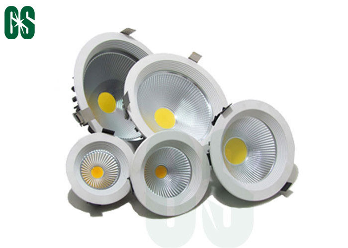 5500k Cob Led Down Light 15 Watt Aluminum For Commercial Lighting