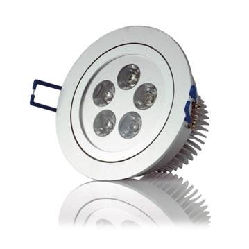 3000k 4000k 110v 220v 5w exterior recessed led downlight for