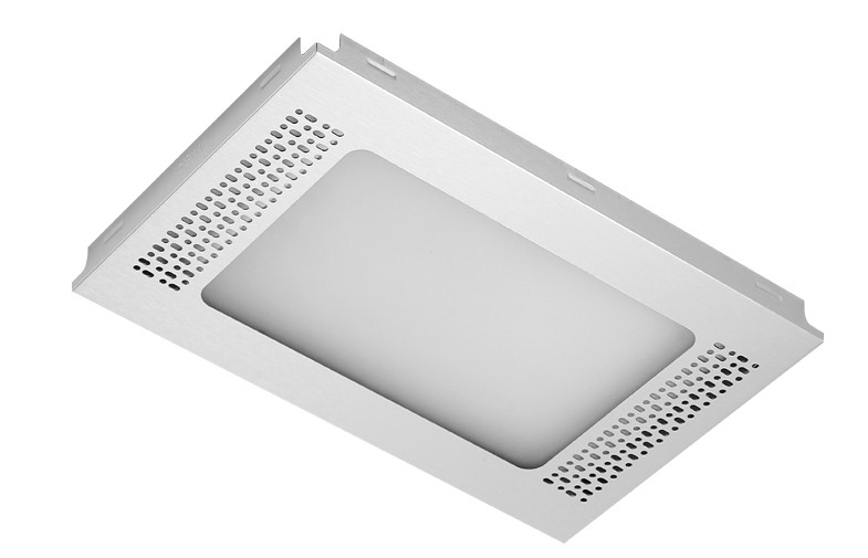 led flat panel lighting in kitchen