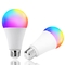 IP44 RGB E26 E27 LED Colour Changing Bulb 250 Degree Angle Lightweight
