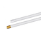 Plastic SMD2835 Linear T8 LED Tube Light Fixture Anti Glare Stable