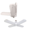 CCT 6500k-10000k Foldable Fan Light , Dimmable LED Light Fan Blade