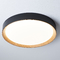Dimmable IP20 Indoor LED Ceiling Lights Wooden Frame Anti Glare